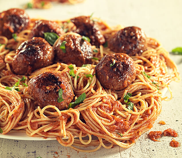 Spaghetti aux boulettes de viande et sauge - Recette par Tangerine Zest